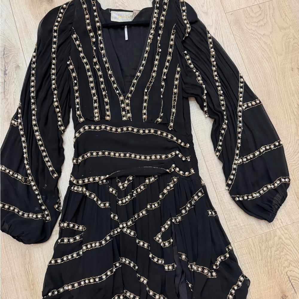 JENS PIRATE BOOTY for FREE PEOPLE ODYSSEY mini dress size M